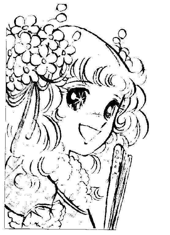 Candy Candy Anime Coloring Pages Coloring Pages