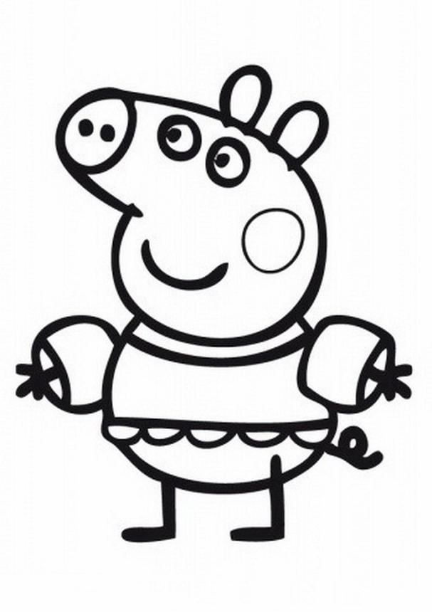 Disegni Da Colorare Per Bambini Peppa Pig