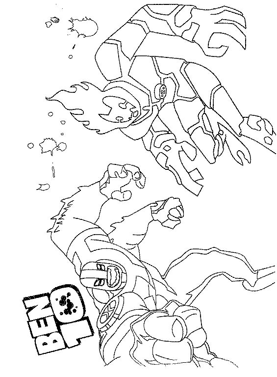 Materia Grigia Ben Ten Da Colorare